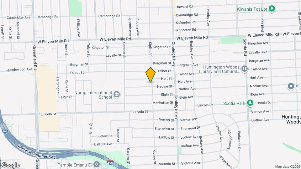 14000 Nadine St Map and Location Details