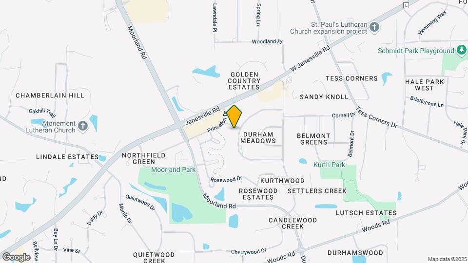 W151S6979 Cornell Cir-Unit -2 Map and Location Details