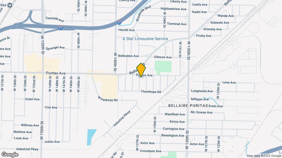 4461 W 137th St Map and Location Details
