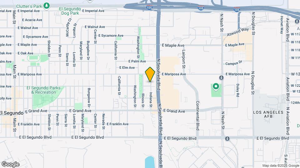 1729 E Pine Ave Mapa y Detalles de la Ubicación