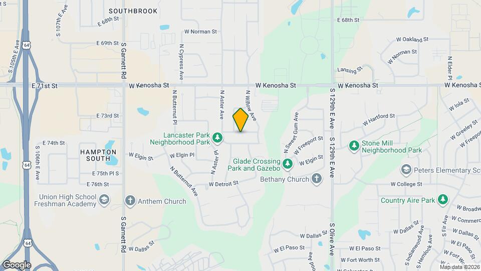 4221 W Greeley St Map and Location Details