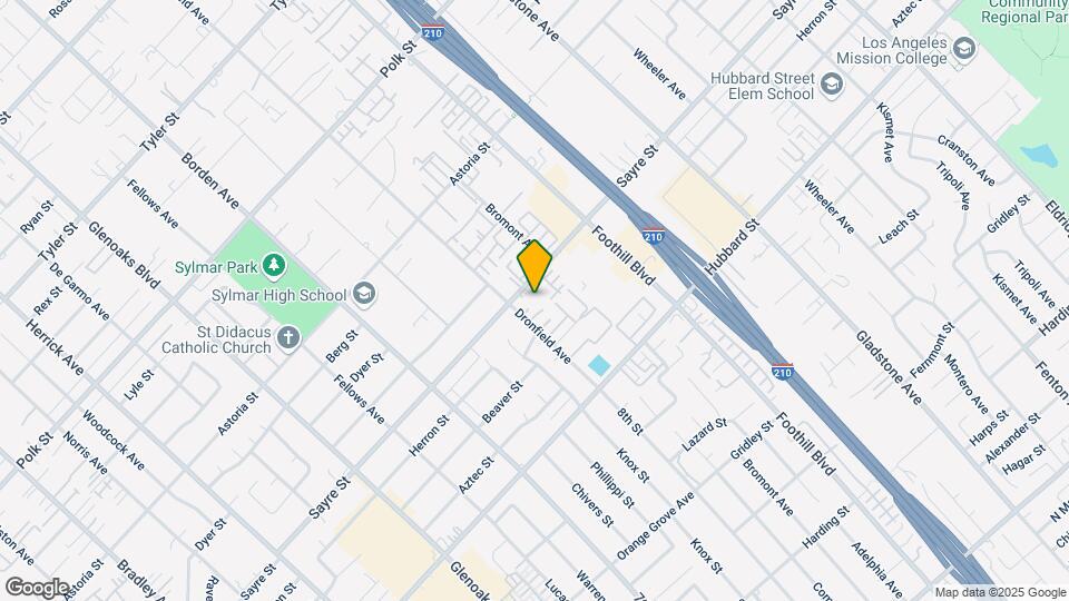 13910 Sayre St Map and Location Details