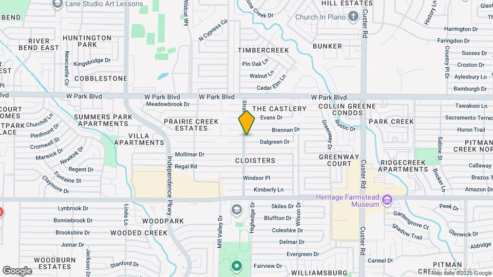 2609 Dalgreen Dr Map and Location Details