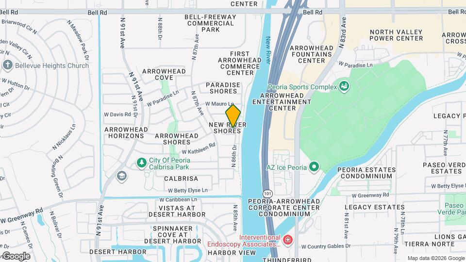 8630 W Marconi Ave Map and Location Details