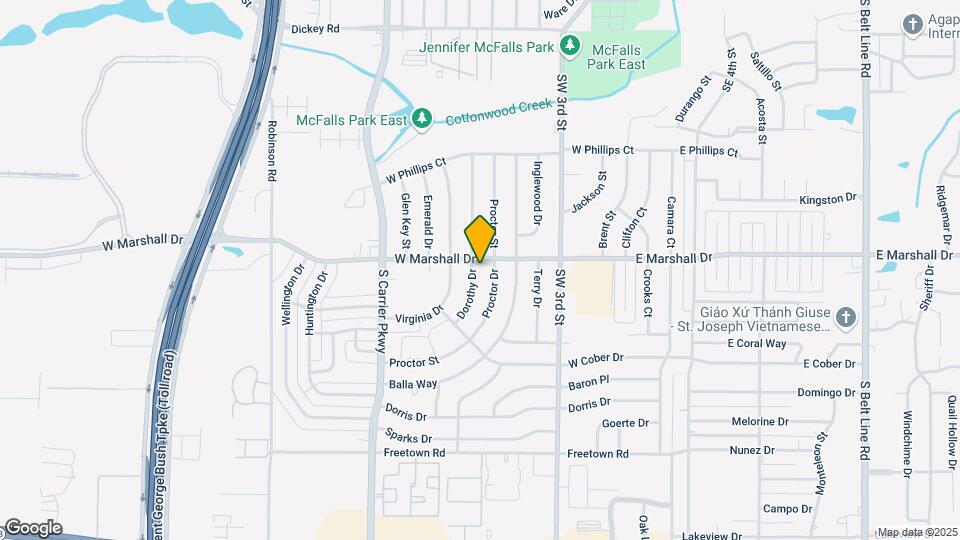 1805 Dorothy Dr Map and Location Details