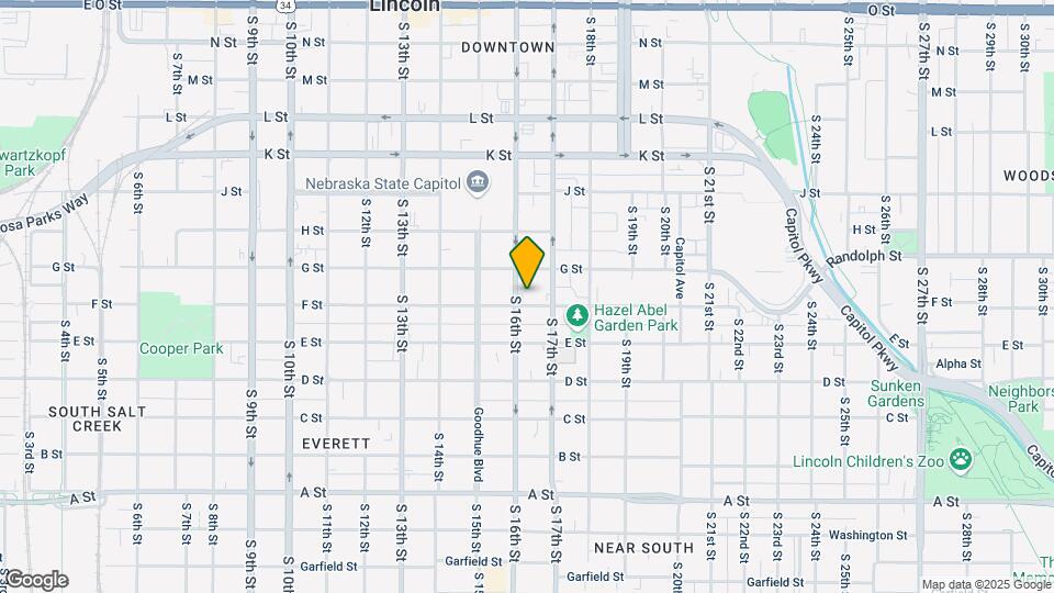 1612 F Street Map and Location Details