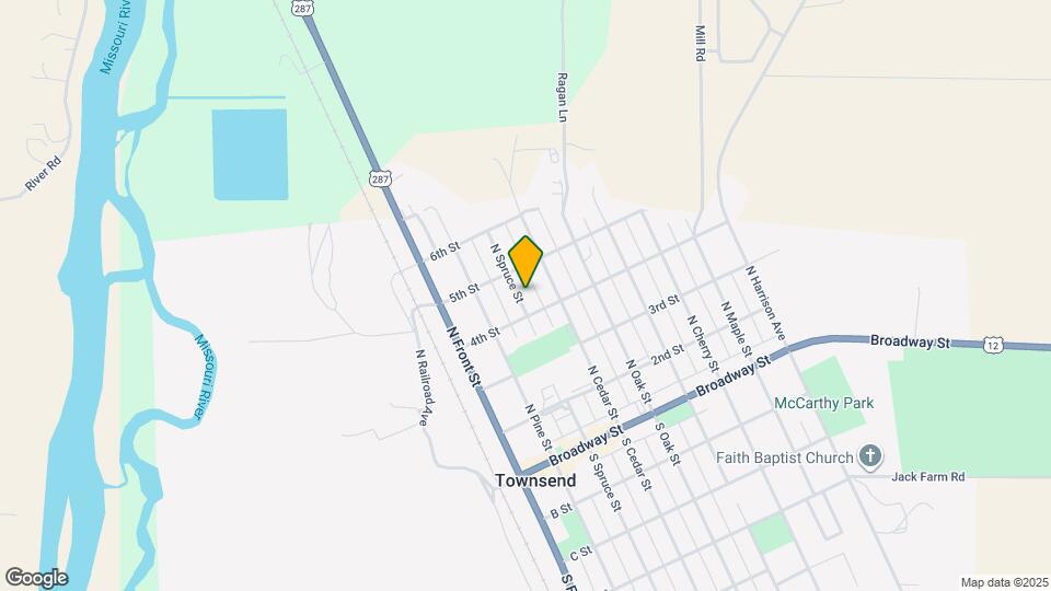 408 N Spruce St Map and Location Details