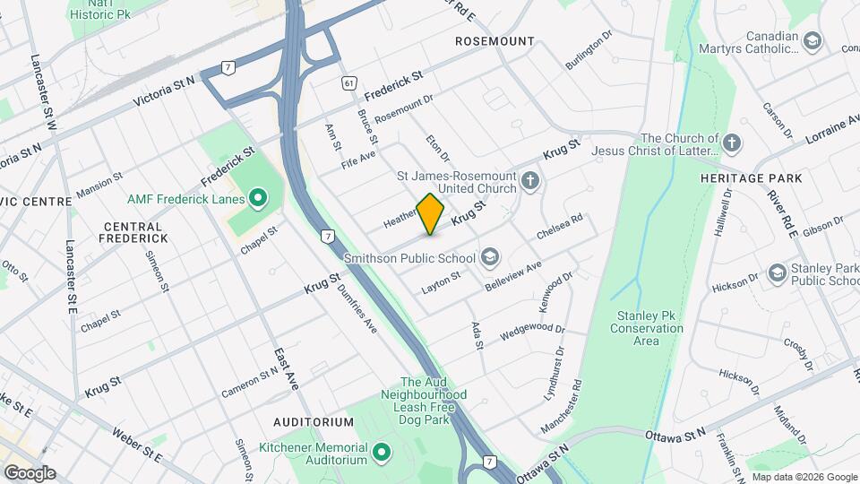 427 Krug St Map and Location Details