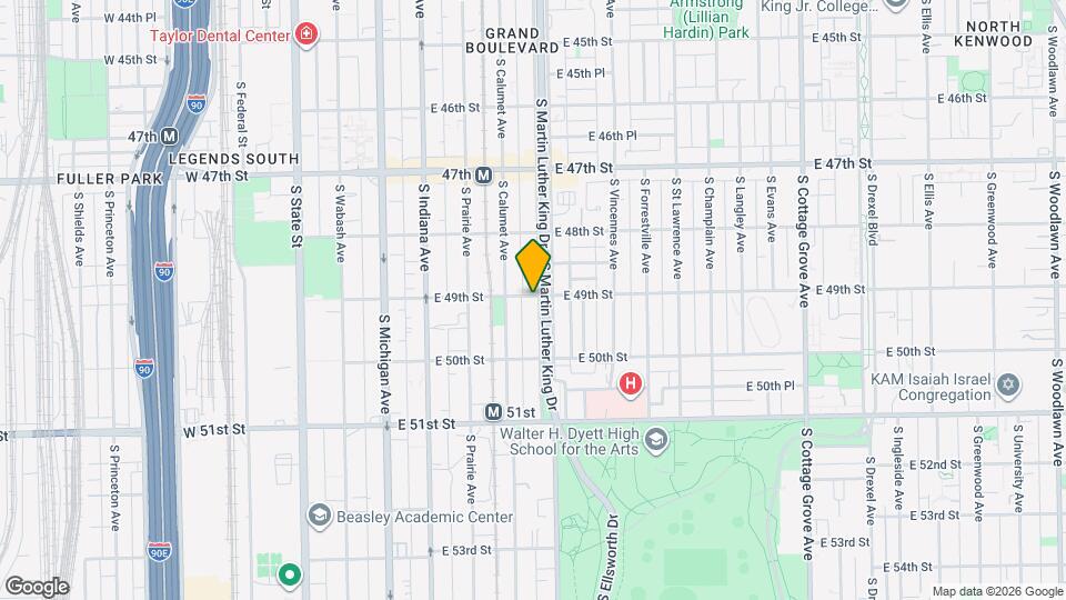 4924 S Martin Luther King Dr Map and Location Details