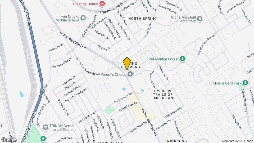 23613 Twisting Falls Dr Map and Location Details