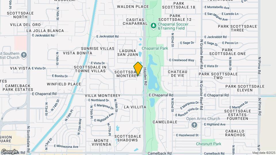 5121 N 79th Pl Map and Location Details