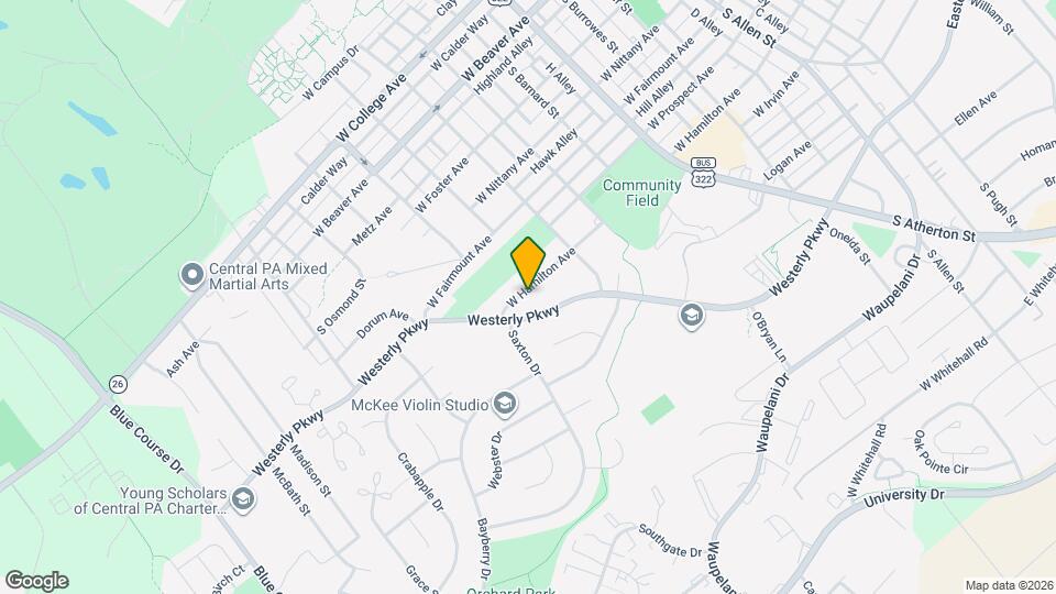 764 W Hamilton Ave Map and Location Details