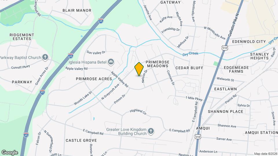 105 Nelson Ct W Map and Location Details