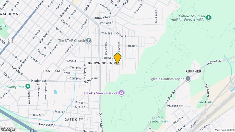 7216 Paris Ave Map and Location Details