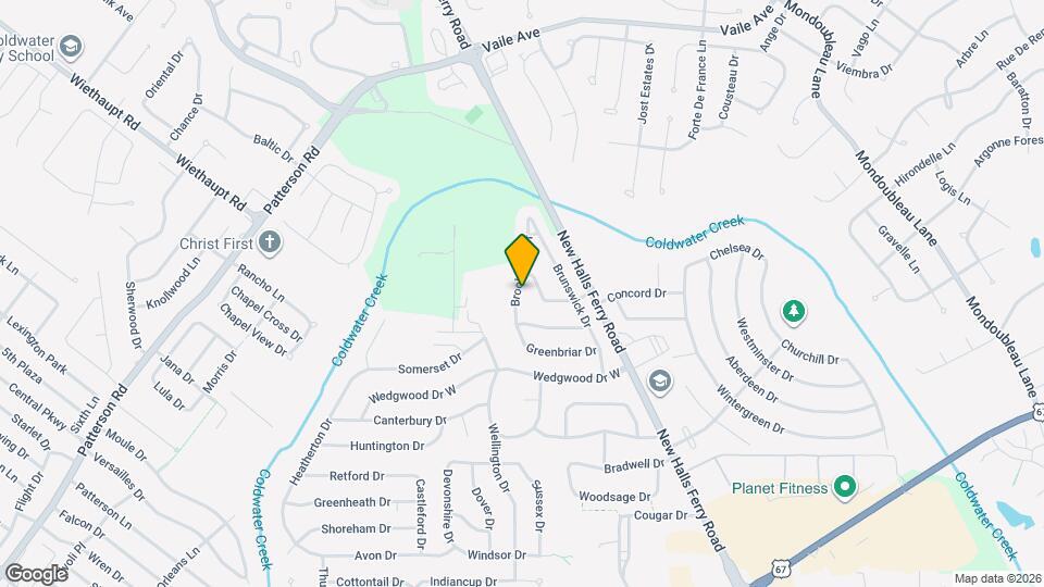 3280 Brookshire Dr Mapa y Detalles de la Ubicación