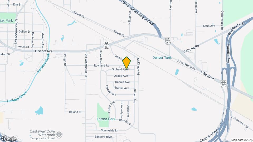 1633 Orchard Ave Map and Location Details