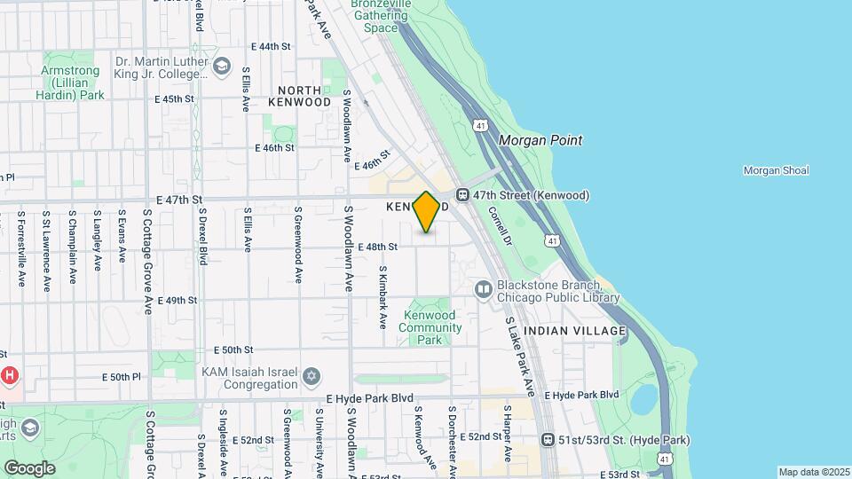 1352-1354 E 48th St Map and Location Details