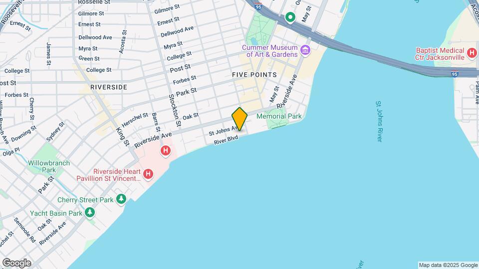 2123 River Blvd Map and Location Details