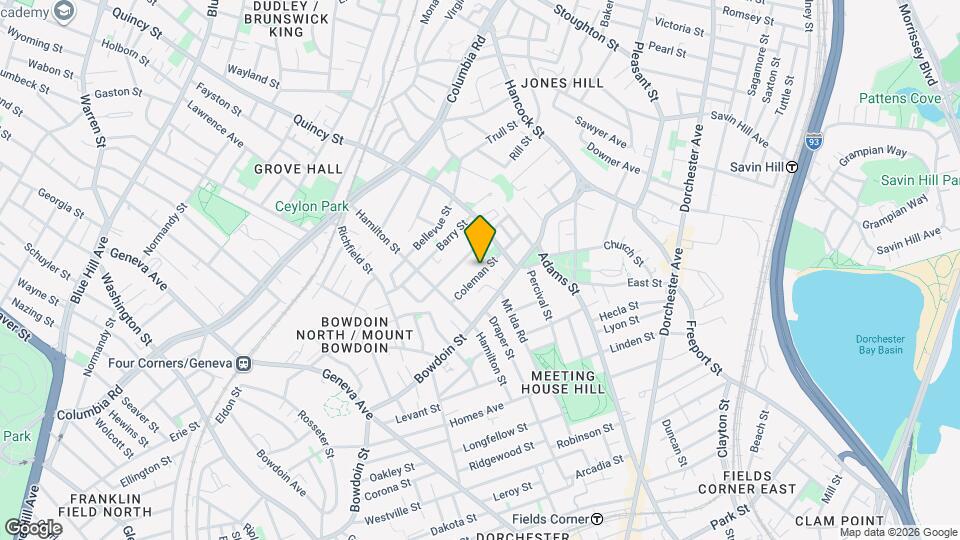 55 Coleman St Map and Location Details