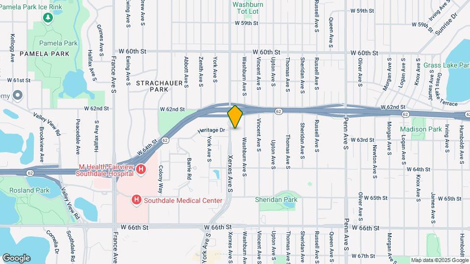 6239 Xerxes Ave S Map and Location Details