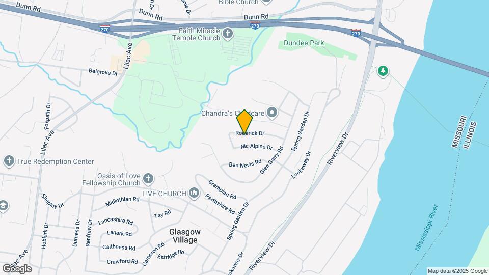 224 Roderick Dr Map and Location Details