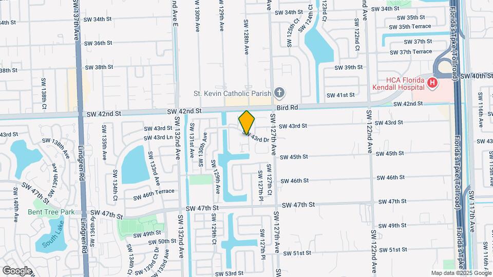 12800 SW 43rd Dr Map and Location Details