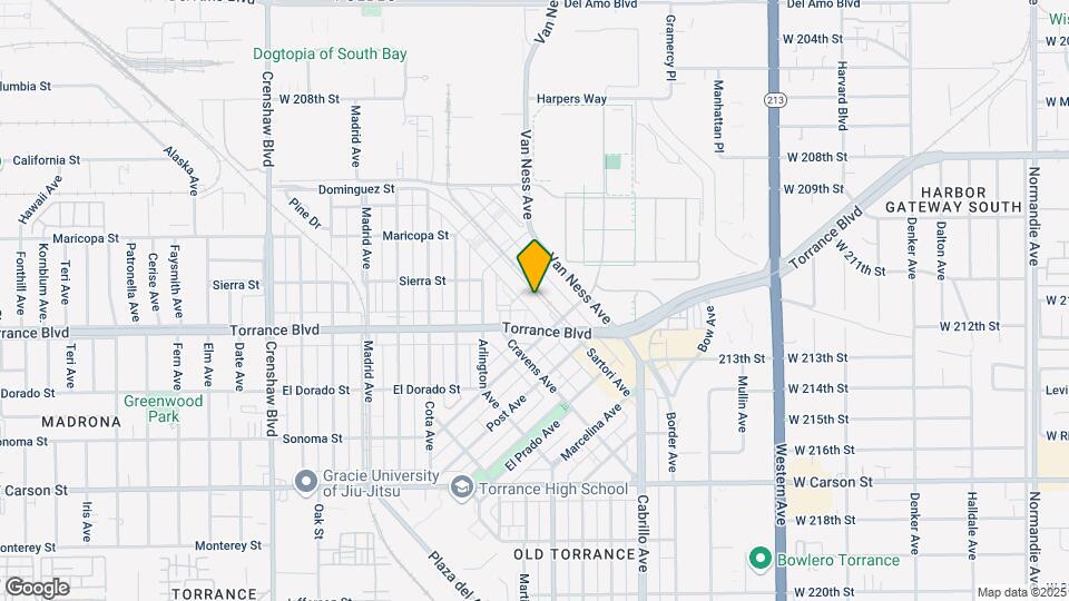 911 Torrance Blvd Mapa y Detalles de la Ubicación