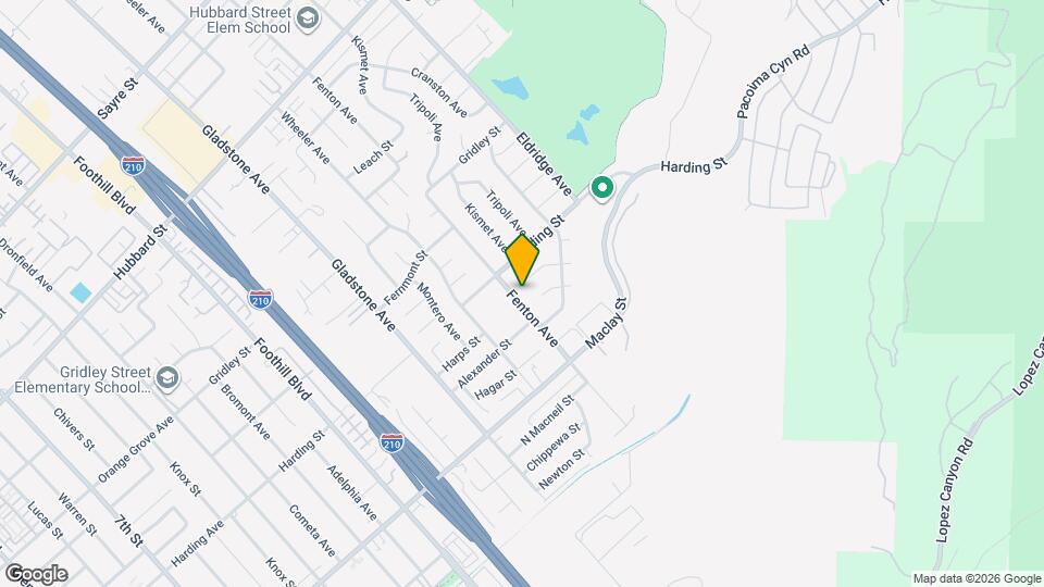 12940 Fenton Ave Map and Location Details