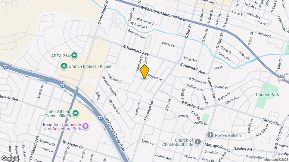 910 San Antonio St Mapa y Detalles de la Ubicación