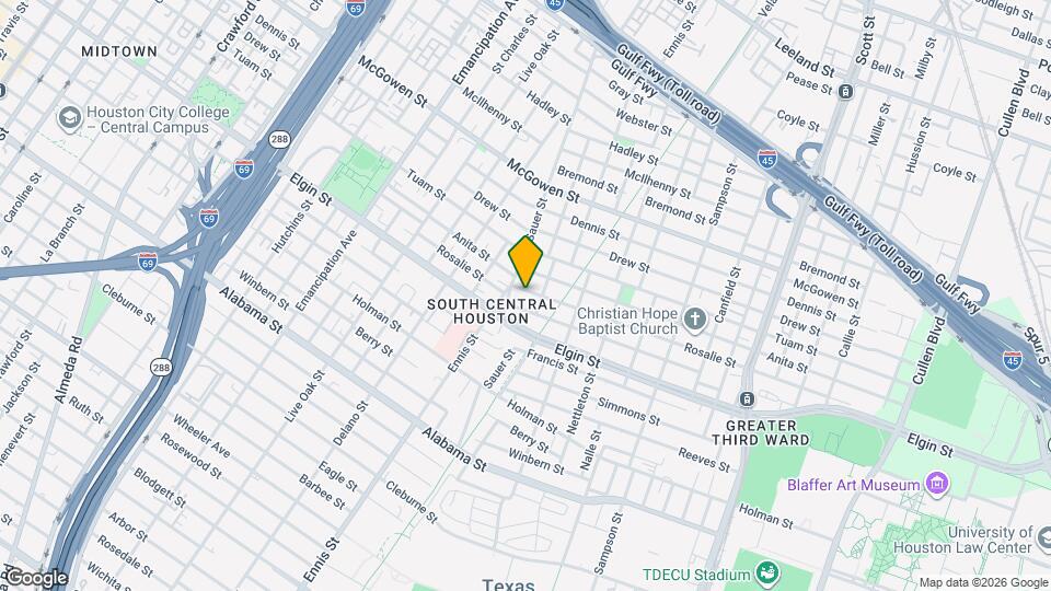 3014 Rosalie St Map and Location Details