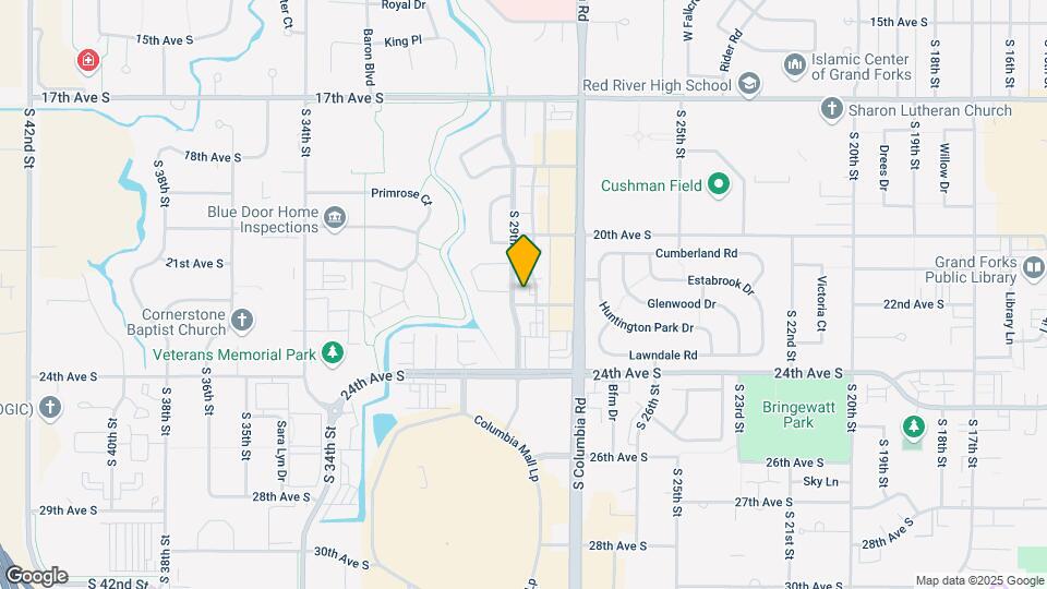 Columbia Park Apartments Map and Location Details