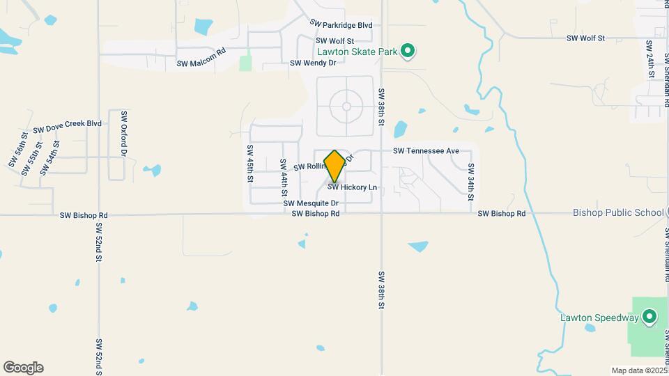 4206 SW Hickory Ln Map and Location Details