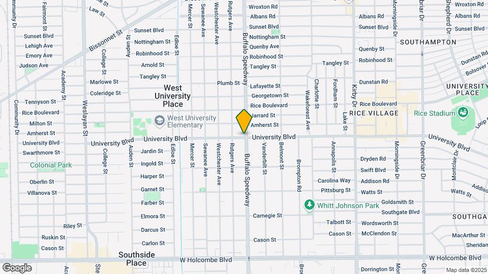 3200 University Blvd Map and Location Details