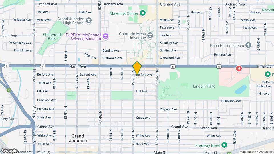 1015 Belford Ave Mapa y Detalles de la Ubicación