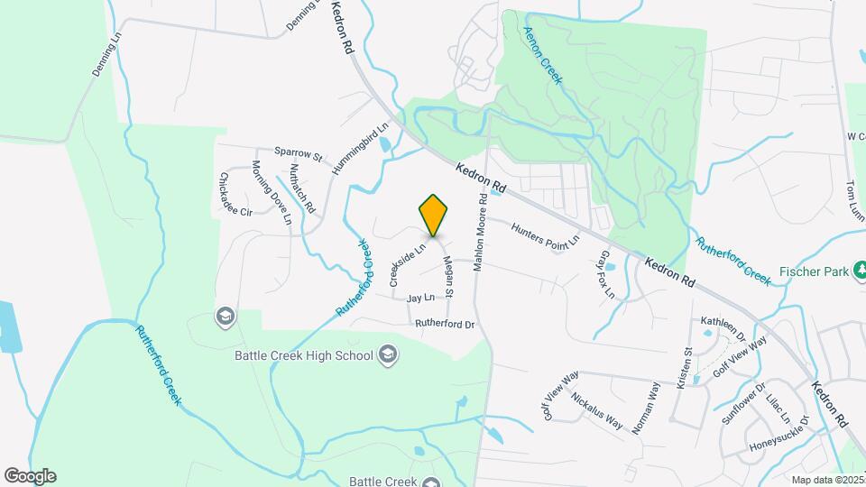 432 Creekside Ln Mapa y Detalles de la Ubicación