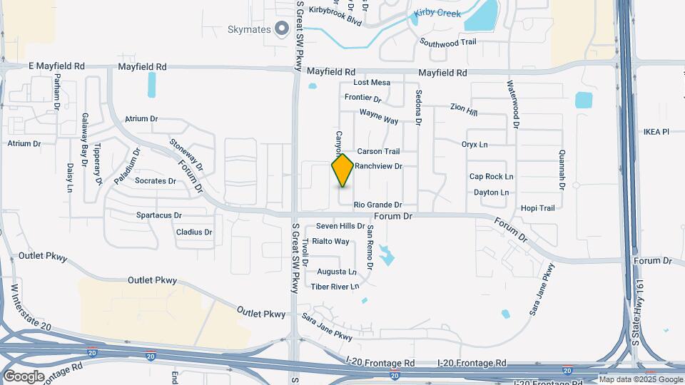 3532 Canyon Rd Map and Location Details