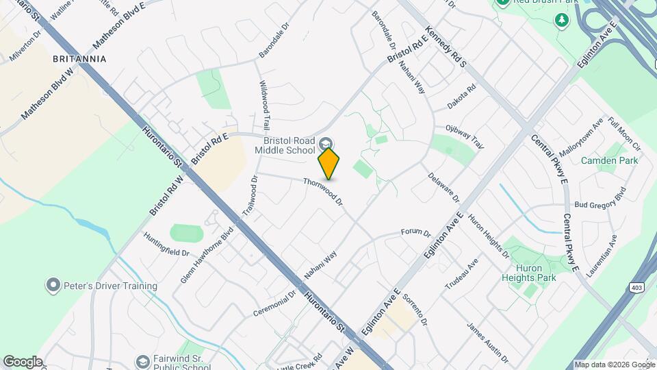 5295 Thornwood Dr Map and Location Details