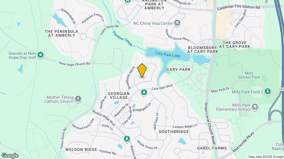 1104 Alden Bridge Dr Map and Location Details