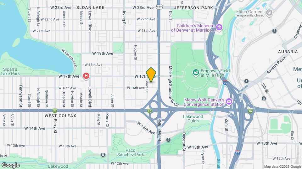 3071 W 16th Ave Mapa y Detalles de la Ubicación