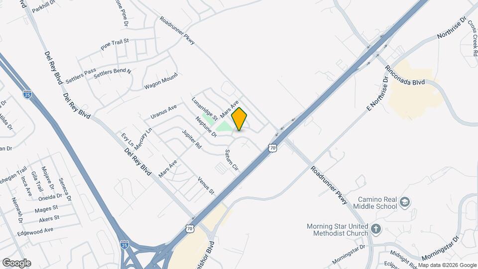 2357 Saturn Cir Map and Location Details