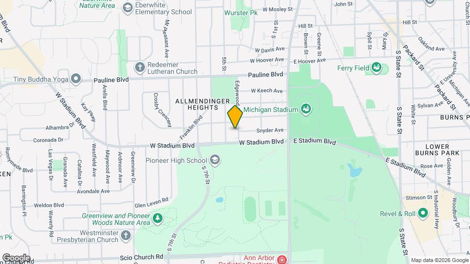 1400 Edgewood Ave Map and Location Details