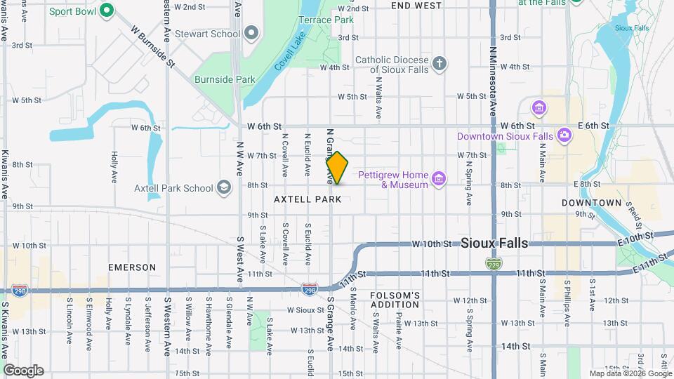 941 W 8th St Map and Location Details