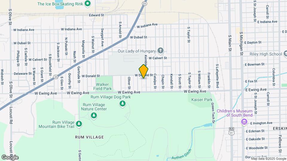 2117 Kemble Ave Mapa y Detalles de la Ubicación