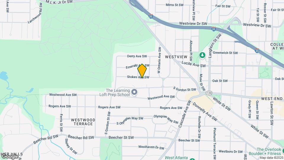1660 Stokes Ave SW Map and Location Details