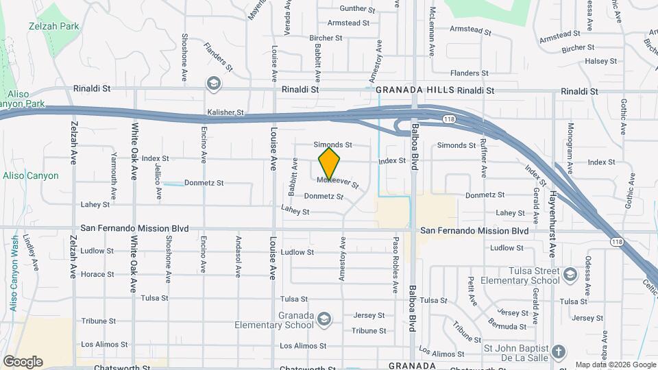 17178 McKeever St Map and Location Details