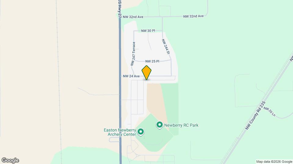 24597 NW 23rd Ln Map and Location Details