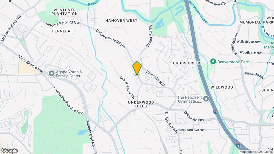 2212 Defoors Ferry Rd NW Map and Location Details