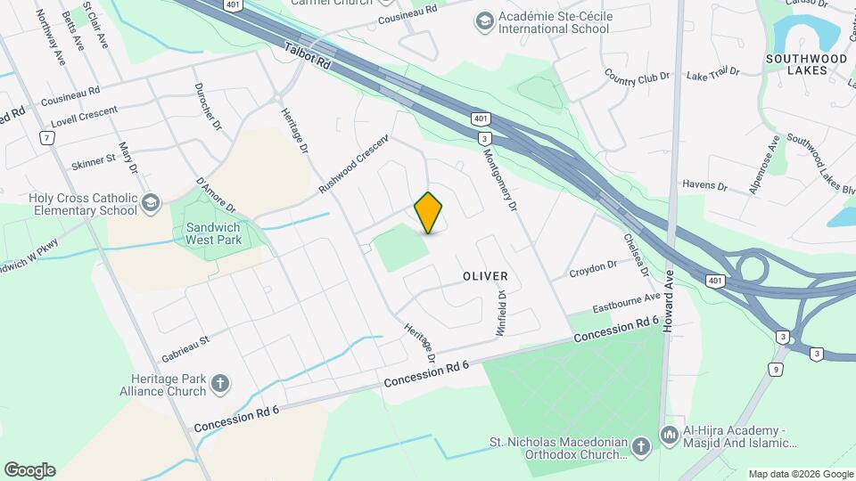 1467 Guildwood Crescent Map and Location Details