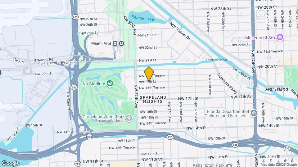 3620 NW 19th St Map and Location Details