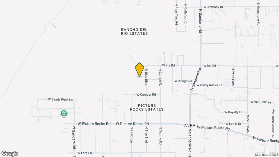 12151 W Blue Quail Pl Mapa y Detalles de la Ubicación
